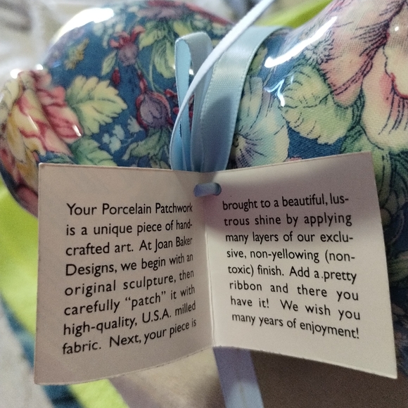 Vintage Porcelain Patchwork Puppy by Joan Baker - Picture 5 of 11